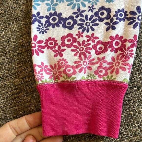 Hanna Andersson Floral Girls Leggings - Colorful and soft - Pink Bottoms - 8 - Picture 2 of 4